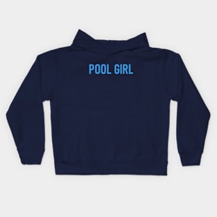 Pool Girl - Cool Swimming Kids Hoodie